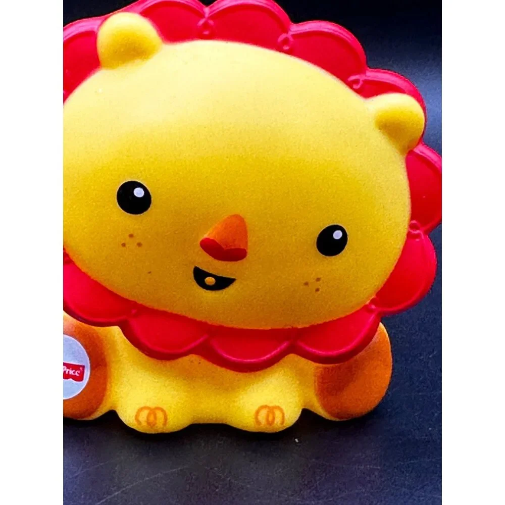 Fisher-Price Lot of Baby Toys Lion Bath Squirter‎ Macaron Toy Plush Ball